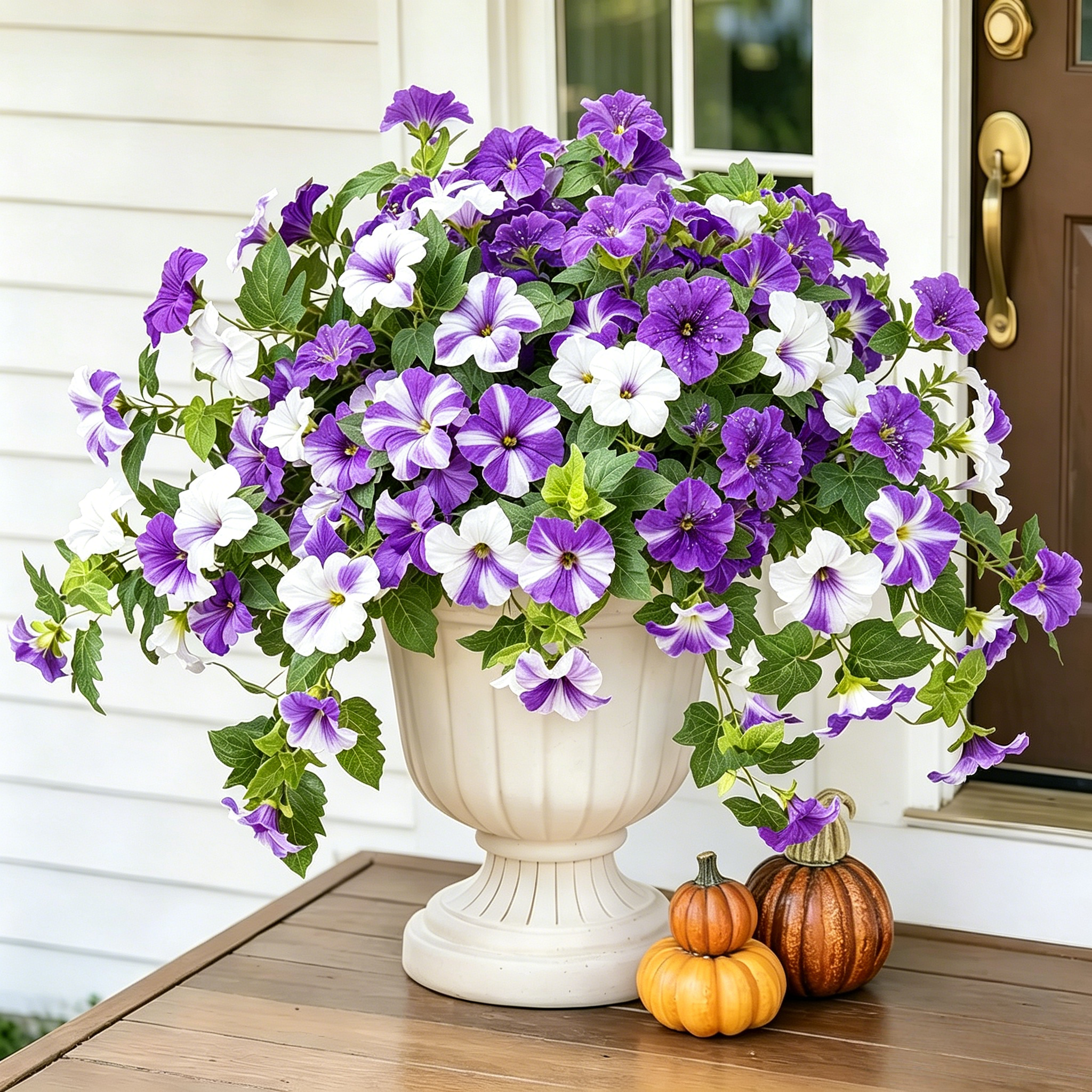 🔥Last Day 50% OFF🔥Spring Faux Petunias Silk Flower UV Resistant No Fade Floral