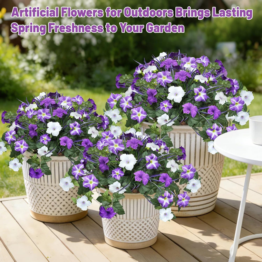 🔥Last Day 50% OFF🔥Spring Faux Petunias Silk Flower UV Resistant No Fade Floral