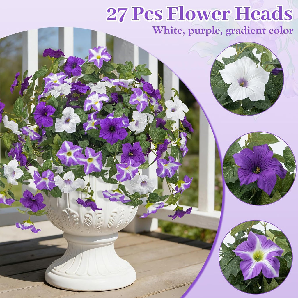 🔥Last Day 50% OFF🔥Spring Faux Petunias Silk Flower UV Resistant No Fade Floral