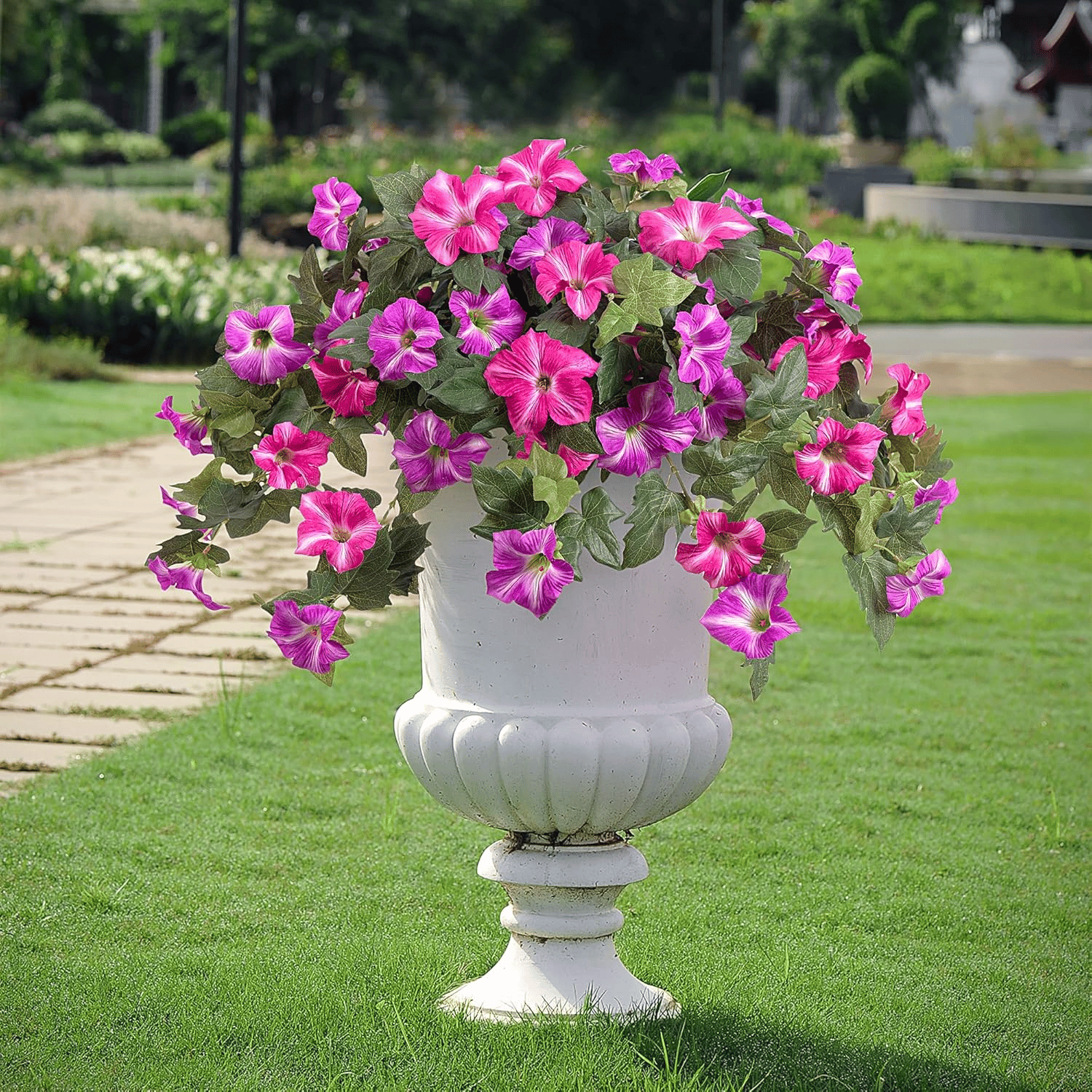🔥Last Day 50% OFF🔥Spring Faux Petunias Silk Flower UV Resistant No Fade Floral