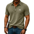 Bestseller! Men's Classic Breathable Textured Polo Short-Sleeve